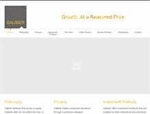 Tablet Screenshot of galibiercapital.com